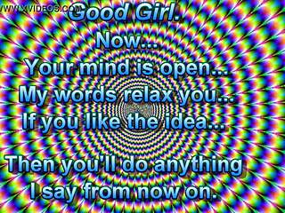 Erotic hypnosis helps women relax deeply.