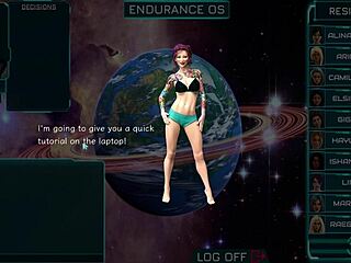 Stranded in Space Chatting with Girls