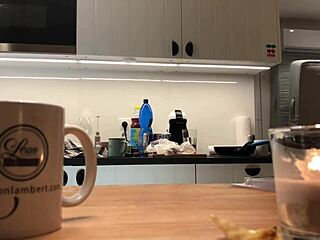 Young Amateur Wife Caught On Voyeur Cam Washing Dishes