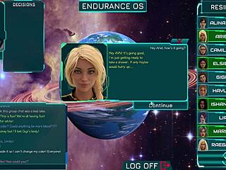 Stranded in Space Chatting with Girls