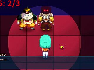 big tits bulma dates android in hentai game