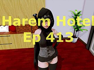 I explored the harem hotel in 3D anime.