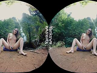 Yanks hottie sierra's big orgasm outdoors