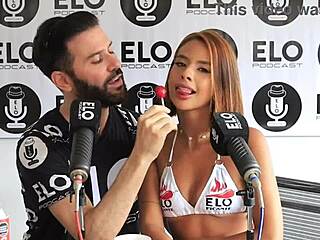 Aisha Ferrari in spicy bedroom sex with Elo Podcast and Danveer Ferrari. Watch this wet Latina slut in a horny interview!