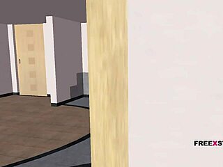 Animated 3D Cartoon Video Of Cute Teen Girls In Nude Shower Scene With Detailed Actions