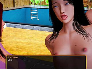 My New Family 348: Shaved Pussy And Small Tits In Anal Creampie Sex