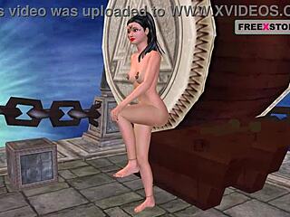 Redhead smokes cigarette fucks endowed.