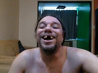 Redhead smokes cigarette fucks well-endowed.