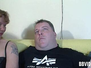 German Milf Gets Pounded Hard in Threesome Action