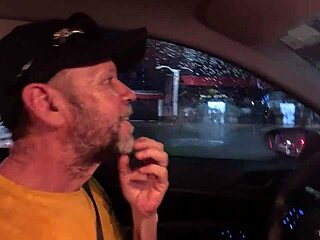 Getting into mischief in public on Praia Grande beach