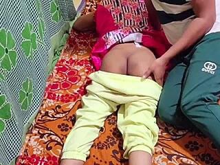 Desi girl bent over for brother-in-law's creampie?