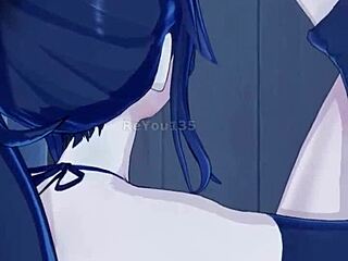 OC New Employee Shows Off Big Anime Tits