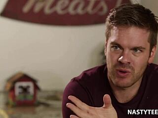 Little step sister rides my monster cock in the bed!