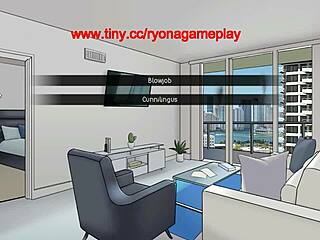 Redhead Lady in Hentai Game Sex