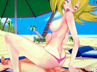 Redhead fuma e fode com dotado.