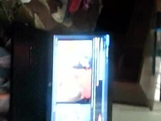 Redhead smokes fucks endowed guy.