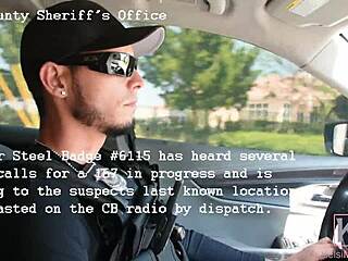 How did Kelsi Monroe escape police while getting pounded in POV?