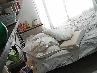 Milf Madurita Cleaning Her Room Caught on Hidden Cam
