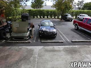 Handsome Teen Babe Bangs Hard in Pawnshop on Hidden Cam Footage