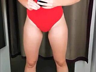 Latina lingerie model pussy gets huge cock during casting.