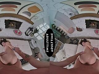 Chanel Camryn rides Kyle Mason's huge dick