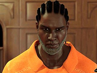 A warden uses his curvy wife to ease prison tensions