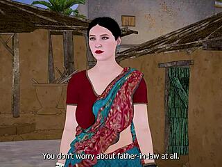 indian step father fucks step daughter while son away