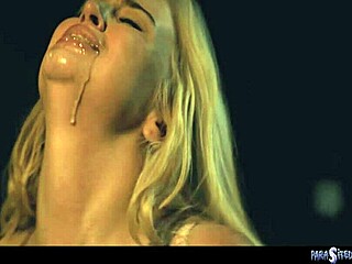 Lexi Lore and Melody Marks explore girl-on-girl pleasures with pierced nipples. Their muff diving and scissoring lead to screaming orgasms.