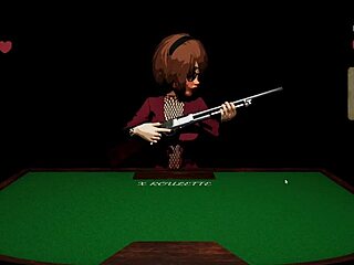 Redhead smokes cigarette fucks big cock.