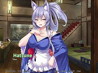 Hey, tails and titties hotspring ep5 has fivesome creampies in the hotspring with anime group action.