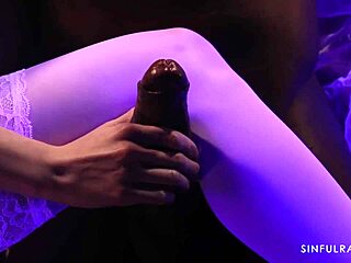 Anna De Ville And Aaron Rock In Interracial Love Making