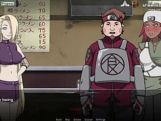 sakura's little ass gets fucked hard and creampied in naruto kunoichi trainer game part 10