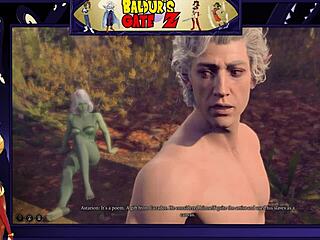 Astorian fucks female Namekian in hentai anime sex