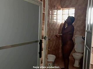 I have a quickie with my boss's daughter in the bathroom, bent over doggystyle