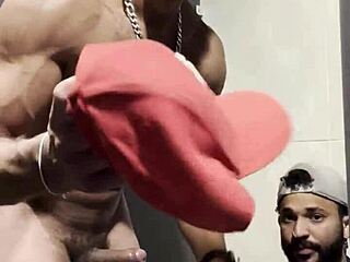 i took the guy to the gym bathroom for a chat, but he couldn't keep up