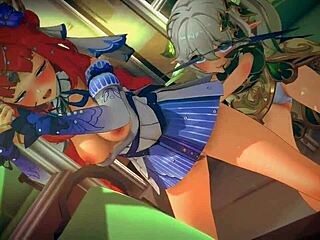 Nilou's motion and damage voice in Genshin Impact.