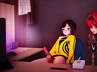 bad boy learns a lesson with handjobs and cowgirl position