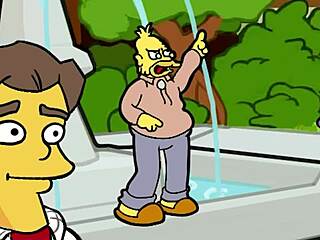 big tits simpsons parody hentai