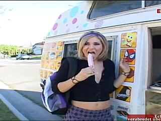 Redhead smokes and fucks big cock guy.