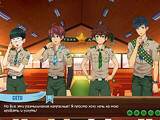 i can’t stop watching game friends camp episode 36. keitaro’s diary in russian voiceover is wild!