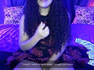 Agatha Dolly reads tarot cards for halloween joi instructions in spanish