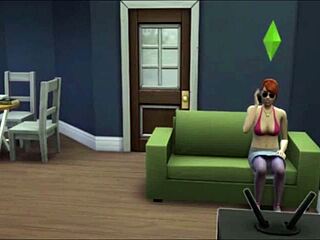 Watch Brunette and Redhead in Solo Voyeur Masturbation Scene from Episode 2