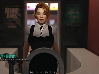 Yo, my horny stepsister sneaks a blowjob during our movie night in 3D hentai!