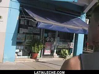 sexy latin cocksucker feels pleasure getting fucked by stranger on camera