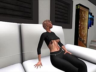 My Hot Black Neighbor Fucks Me On His Couch!