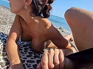 Voyeurs Watch Us Getting Naughty on Public Beach Today