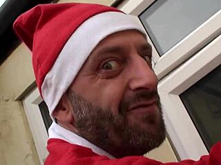 Saskia Submissively Apologizes To Santa In Rough Session