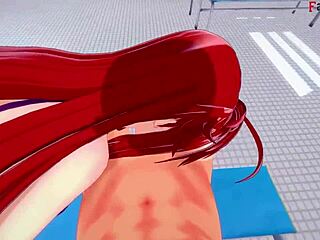 Rias Gremory Demands Sex in the Bathroom Bikini!