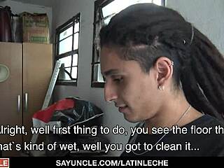 yo, this latino’s suckin and bangin boss cock for cash outdoors