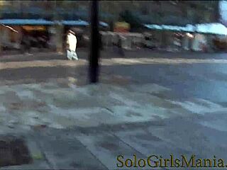 Sexy blonde milf toys her anal hole with dildo 😏